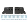 ECOTRIC Universal Snowplow Mount Drop Bracket Lift Heavy Duty Steel