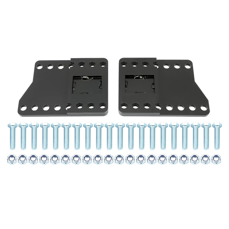 ECOTRIC Universal Snowplow Mount Drop Bracket Lift Heavy Duty Steel