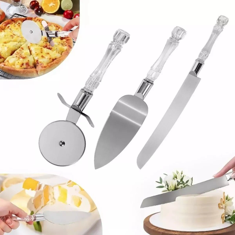 MRL Utensilios Para Pastel Cuchillo Pala Cortador Pizza