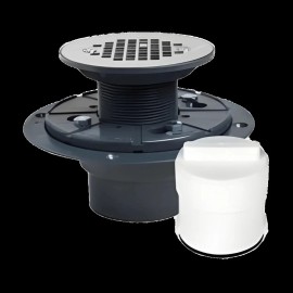 Sioux Chief 821 Series 2 In. Caulk Plastic Stainless Steel Shower Drain