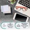 Microfiber Cleaning Cloth 12-Pack Individualy Packed (6"x 7") Glasses Cleaning
