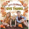 Let's Give Thanks Backdrop Fall utumn Harvest Festival Photography Backdrop