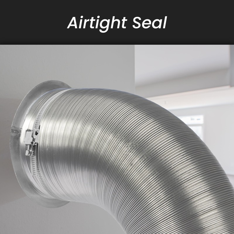 Repa Market Metal Vent Duct - 125mm - For Connecting