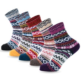 MORECOO Socks for Women - Christmas Gifts for Women - Stocking Stuffers - Thick Wool Soft Warm Cozy Crew Womens Socks