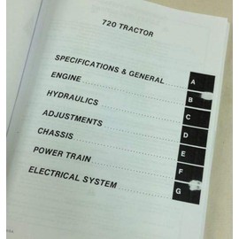 Allis Chalmers Model 720 Lawn & Garden Tractors Service Repair Shop Manual Mower