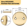 Overflow Plate RP31556CZ and Screws Replacement for Delta Faucet
