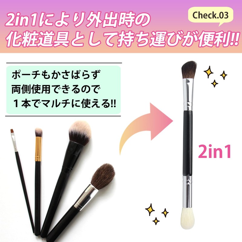 Alecate 369 Shading Brush Highlight Brush Makeup Brush(Nose Shadow Brush,