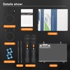 TKLBLS UHF Wireless Microphone System, Cordless Karaoke Microfono Set, Dual