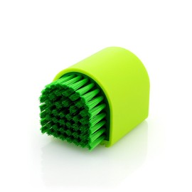 OUNONA Washing Brush, Shoe Wash, Collar Sleeve Wash, Laundry Brush, Collar Brush, Mini Shape, Mud Dirt, Soft (Green)