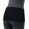 Nakayama Type Magnetic Belly Wrap Comfortable Mesh, Black, Black, XL