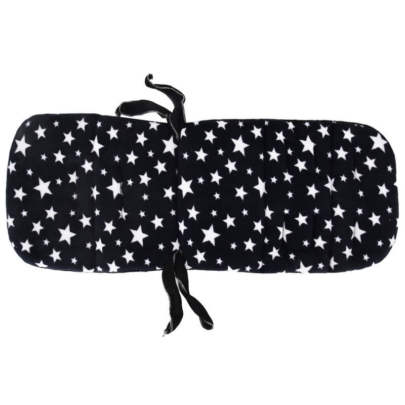 Baby Stroller Cushion Soft Flannel Star Pattern Universal Infant Trolley
