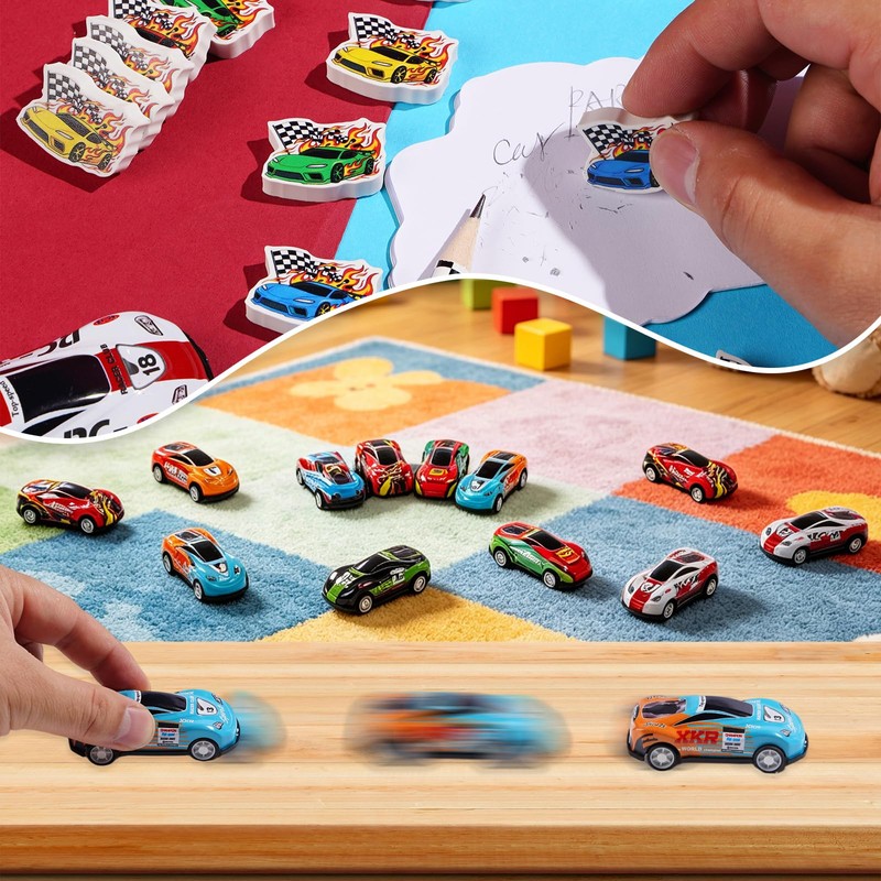 Vanblue 96 Pcs Race Car Party Favors Hot Car Goodie
