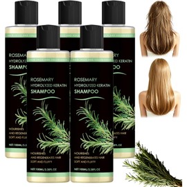 Champú para el crecimiento del cabello de romero,engrosamiento (5pcs)
