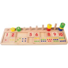 Constructive Playthings VIG-72 Count & Match Numbers 83 Pc. Set - Learning Tool, Grade: Kindergarten to 3, 16.7" Height, 5.6" Wide, 2.4" Length