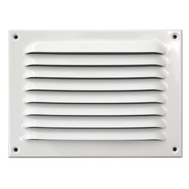 Upmann 54615 Weatherproof Aluminium Grill 20x15 cm White with Fly Screen – Pack of 1