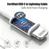 Replacement Apple TV Remote Charger Cable Lightning [MFi Certified]