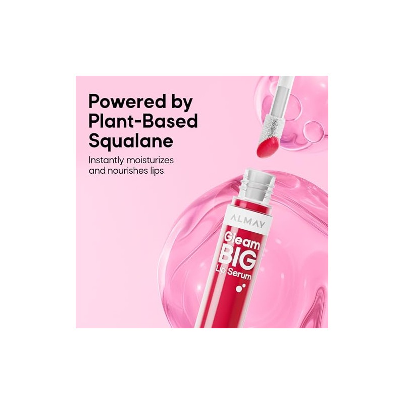 Lip Gloss Almay Gleam Big tono Positively Pink