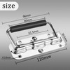 Youery Folding Handle, Pack of 4, Stainless Steel, 110 mm
