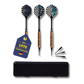 BEST SPORTING Safety Sabre Darts - 3 x 14g or 18g - Aluminium Darts - Includes Spare Tips & Case - Weight 14g