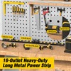 HHSOET 16 Outlet Long Power Strip, 10FT Heavy Duty Power