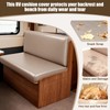 SearchI PU Leather RV Dinette Cushion Covers, Stretch Camper Cushion