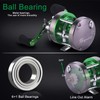 Sougayilang Rover Round Baitcasting Reel, Conventional Reel Reinforced Metal Body