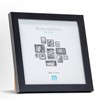 Timeless Modern MDF Black Picture Frame for 6x6 Small Photos