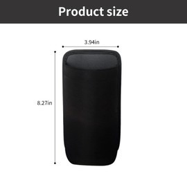 1 Pcs Black Cup Holder Large Cup Holder, Car Water Bottle Holder Bag, Hanging Anti-Drop Seat Car Seat Side-Hanging Storage Bag, Car Water Cup Storage Bag for Most Car Models