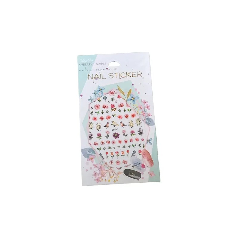 1000 Stickers Para Uñas Nail Sticker Paquete 12 Pzas