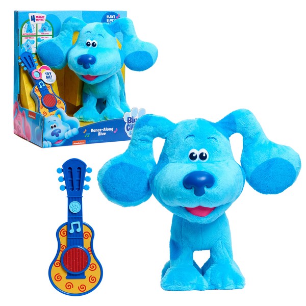 Blue's Clues & You! Just Play Dance-Along Blue Plush, Kids Toys for Ages 3 Up, Gifts and Presents