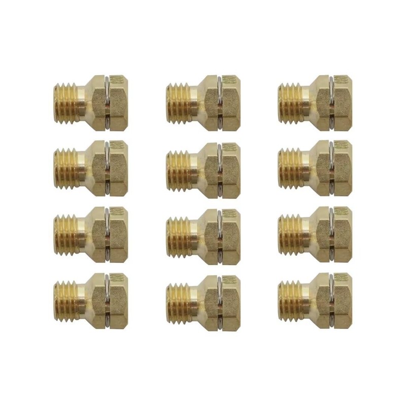 BUTITNOW New 12 PCS Brass GRLP4 LP Gas Conversion Kit