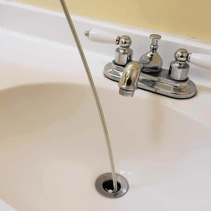 3Meter Flexible Plumbing Snake Drain Unblocker Spiral Pipe Unclogging Tool