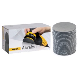 Mirka Abralon J3 Sanding Pad Polishing Pad 77 mm 1000 Grit, 20/Pack, for Sanding and Polishing Paint, Wood, Plastic