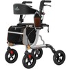 Rollator Walkers for Seniors with Seat, Foldable Walkers for Seniors,