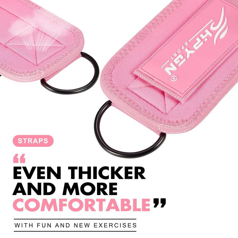 Ankle Strap for Cable Machine, Gym Ankle Straps for Working