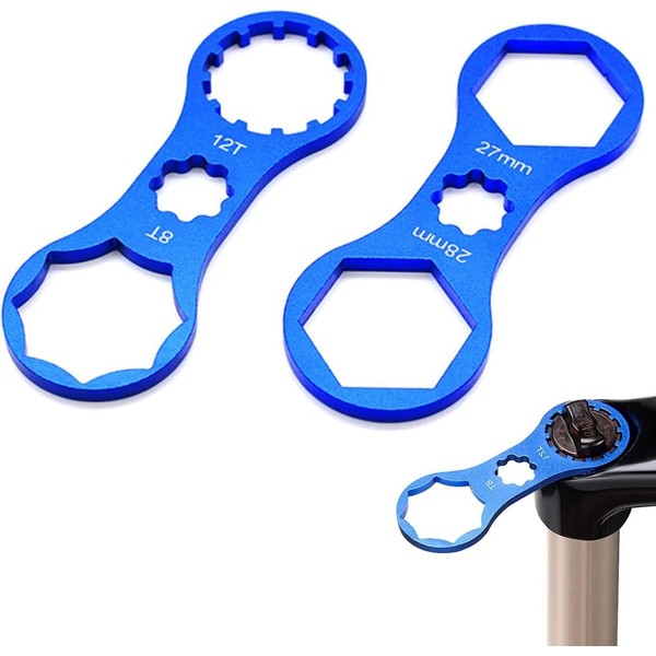 KEWAYO 2 Pieces Bicycle Front Fork Repair Tool for SR