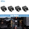 X AUTOHAUX 4 Pcs DC 12V 30A SPDT Automotive Relay