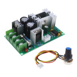 eMagTech PWM DC Motor Speed Controller Module 12V 24V 36V 48V Adjustable Speed PWM Electronic Regulator Control Switch 20A Ultra Small LED Dimmer