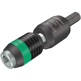 WERA 05052501001 889/4/1 F Rapidaptor Free-Running bit Holder for Torque Screwdrivers with Pistol Handle, 1/4" x 64 mm