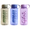 Décor Hydrate Tritan Drink Bottle, Assorted, 1.2 Litre Capacity