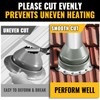 VIVIDA #3 Silicone Metal Roof Pipe Flashing Boot, High Temp