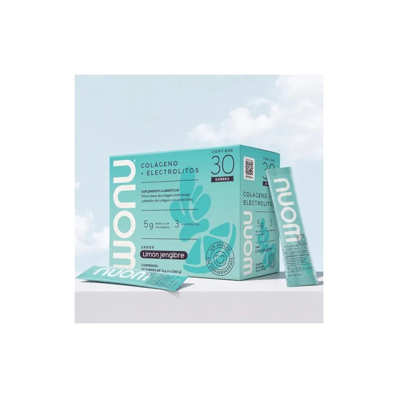 Bebida isotónica Wonu Electrolitos Limón jengibre pack x 30
