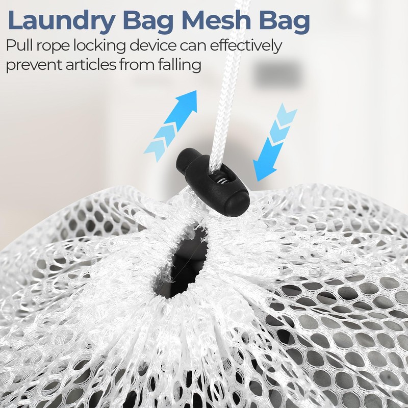3 Pcs Mesh Laundry Bags for Washing Machine, Mesh Washing