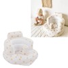 Baby Inflatable Bathing Seat Soft PVC Cartoon Animal Pattern Baby