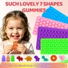 4 Pack Gummy Molds, Silicone Candy Molds Gummy Bear Mold