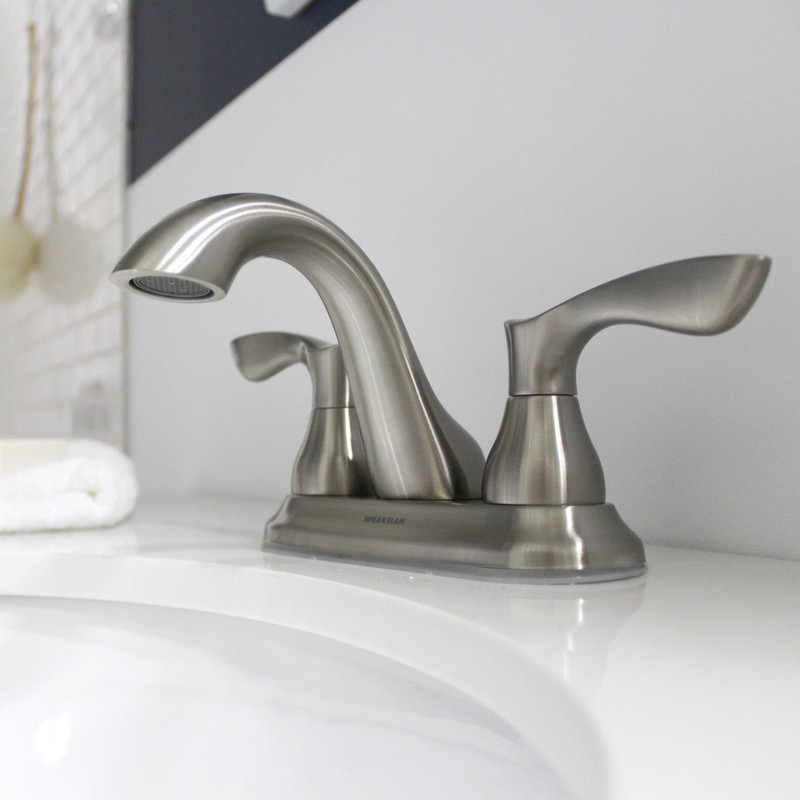 Speakman Centerset SB-1711-E-BN Chelsea Faucet, Brushed Nickel