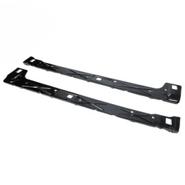 KUAFU Inner Rocker Panels Pair Compatible with 1999-2018 Chevy Silverado/GMC Sierra 1500 2500 3500 Extended Cab Electrophoresis Steel Replacement for 22770480 GM1601111 22770479 GM1600111