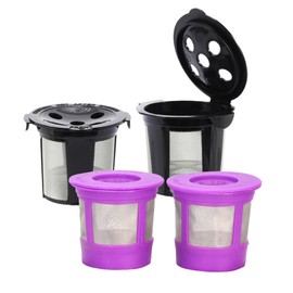 2 Pks Reusable K Cups for K Supreme and 2 pks for K Machines ver2