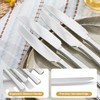 KINGSTONE 4 Piece Dinner Knives Set, Stainless Steel Knives