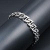 Men's Titanium Steel Chain Bracelet - Stainless Steel Male Hip